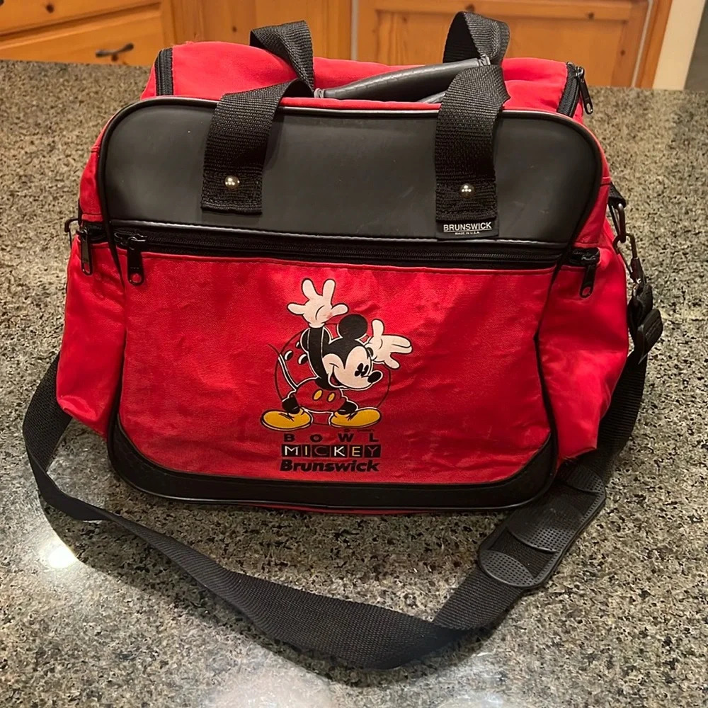 Vintage Brunswick Disney Mickey Mouse Bowling Bag